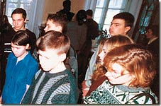 School pupils on excursion