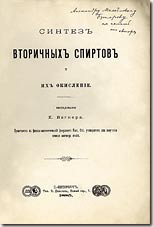 Магистерская диссертация Е.Вагнера