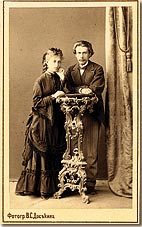 F. M. Flawizki mit seiner Frau. Charkow, 1873