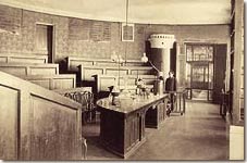 Butlerov's lecture room. Photo of the late 19th century